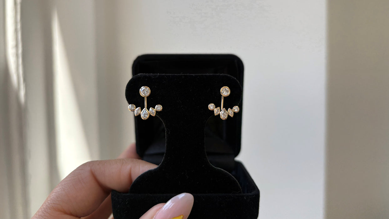 Round & Pear Shaped Diamond Jackets