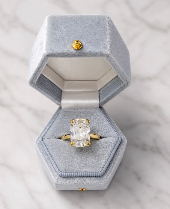 6.13 Elongated Cushion Cut Diamond