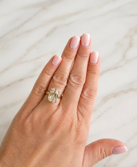 6.13 Elongated Cushion Cut Diamond