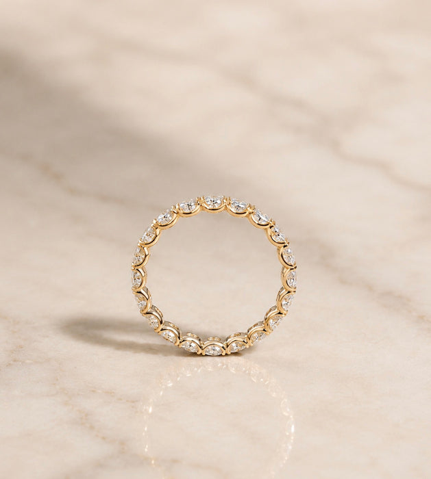 Round Diamond Eternity Band