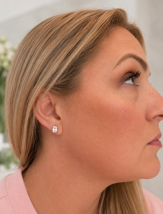 2.02 Radiant Diamond Studs