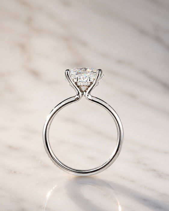 3.08ctw Round Brilliant Diamond Ring