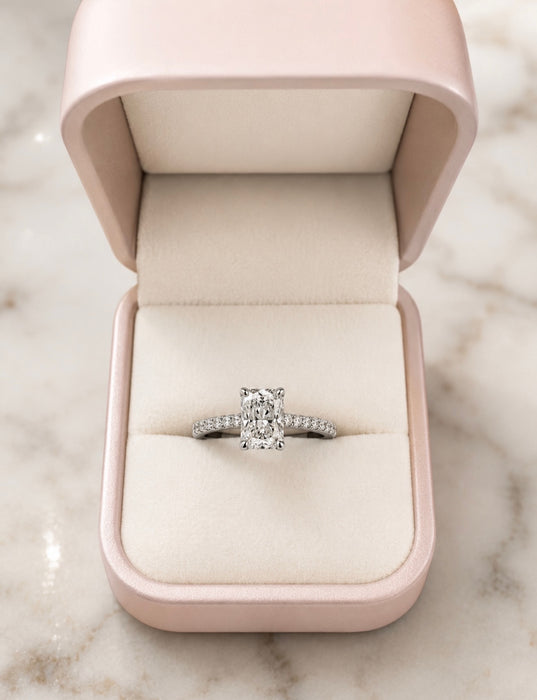 1.64 Radiant Solitaire Diamond Ring