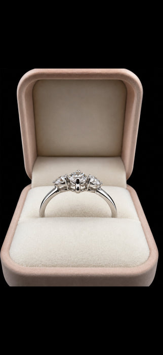 1.62ctw Three Stone Marquise Diamond Ring