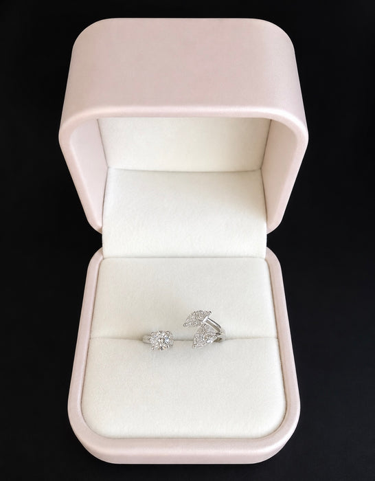 Three Stone Diamond Cocktail Ring
