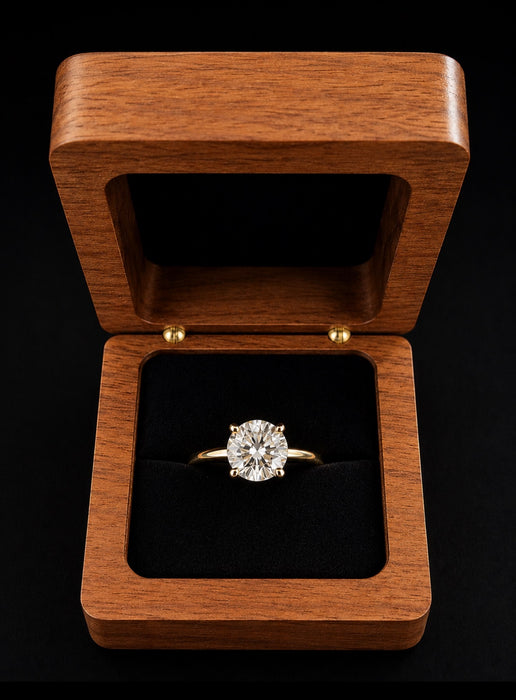 2.08ctw Round Brilliant Diamond Engagement Ring