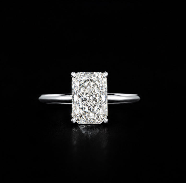 2.07ct Radiant Cut Diamond Engagement Ring